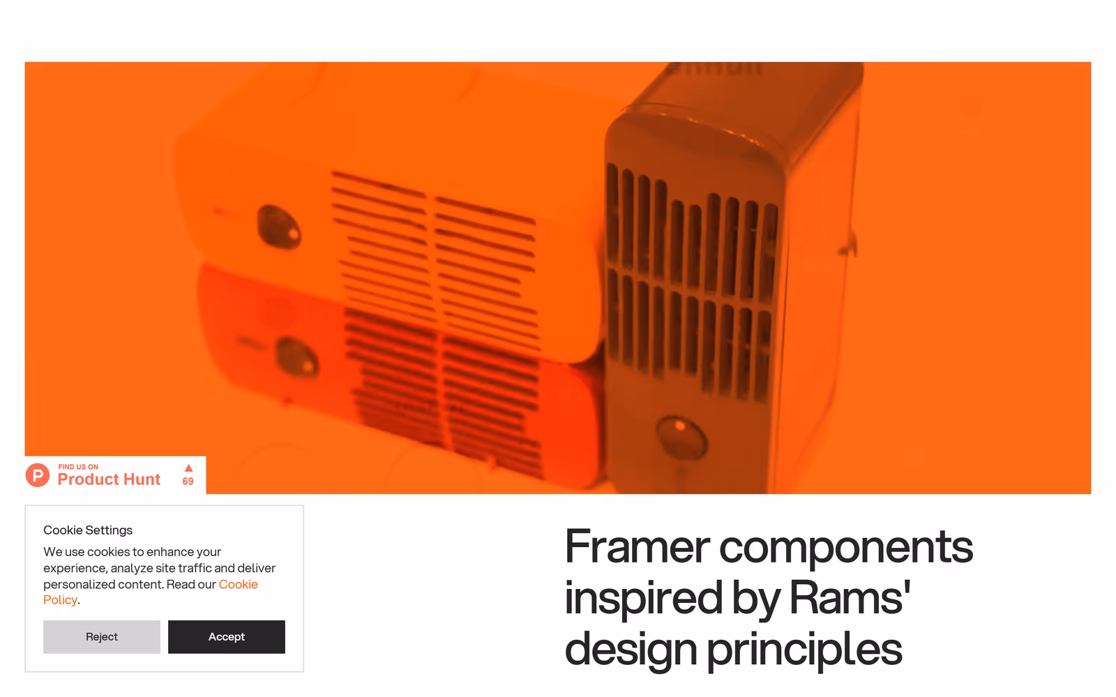 Drams — full website design screenshot