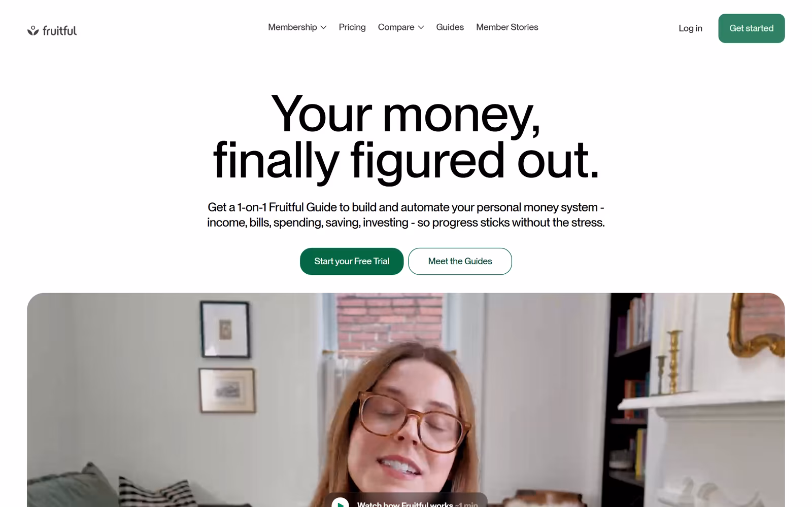 Fruitful — Minimalist SaaS website design