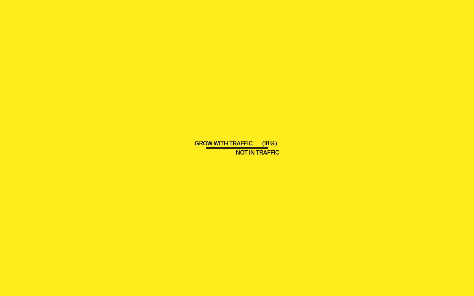 Traffic Productions — Minimalist Studio website design