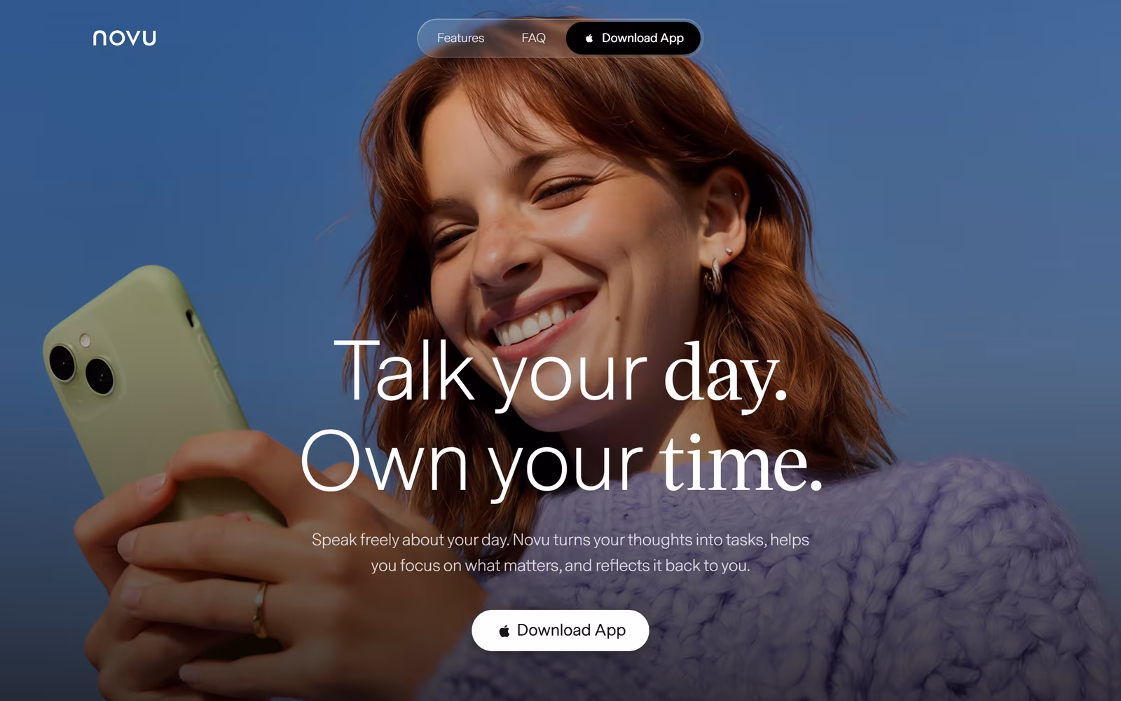 Novu — Minimalist SaaS website design