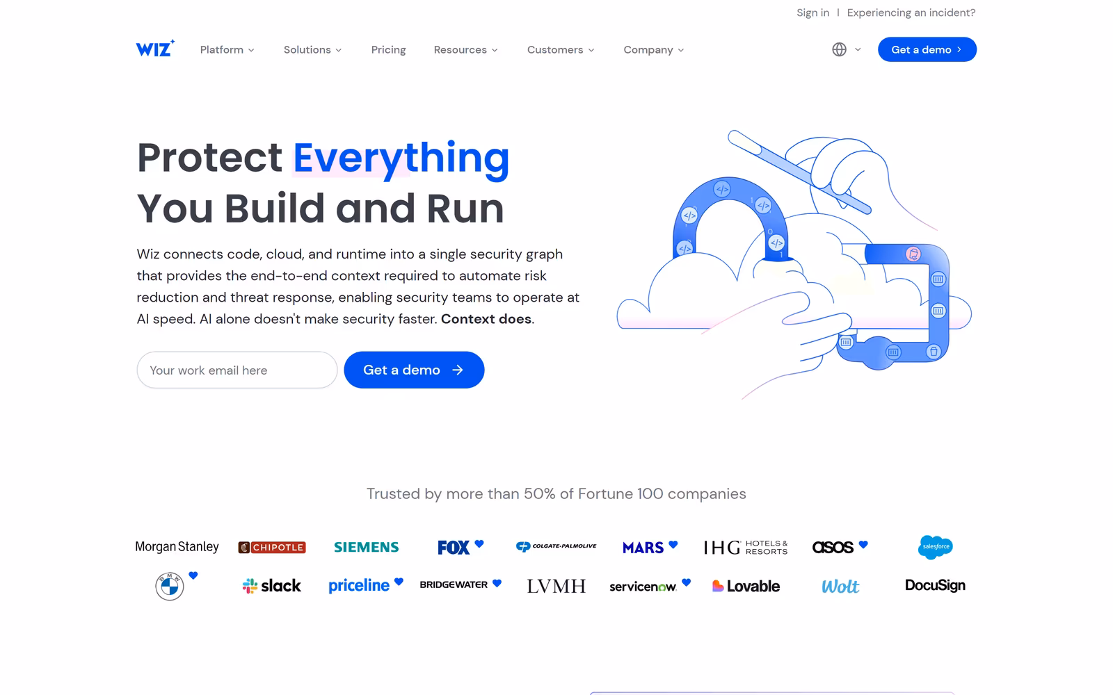Wiz — Minimalist SaaS website design